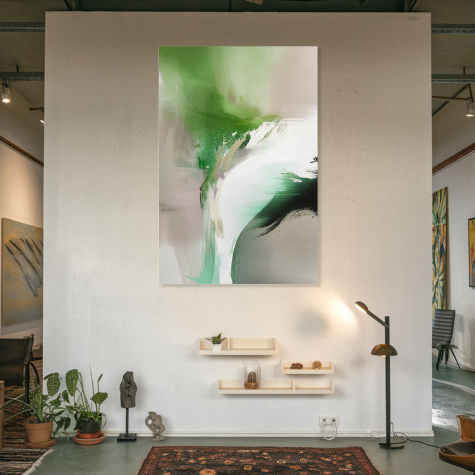 Green Abstract Dreamscape I Wall Art June Wall Art