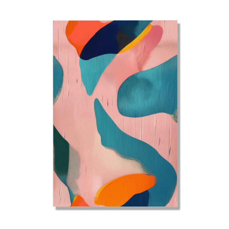 Abstract Dreamscape I Vibrant Modern Art June Wall Art