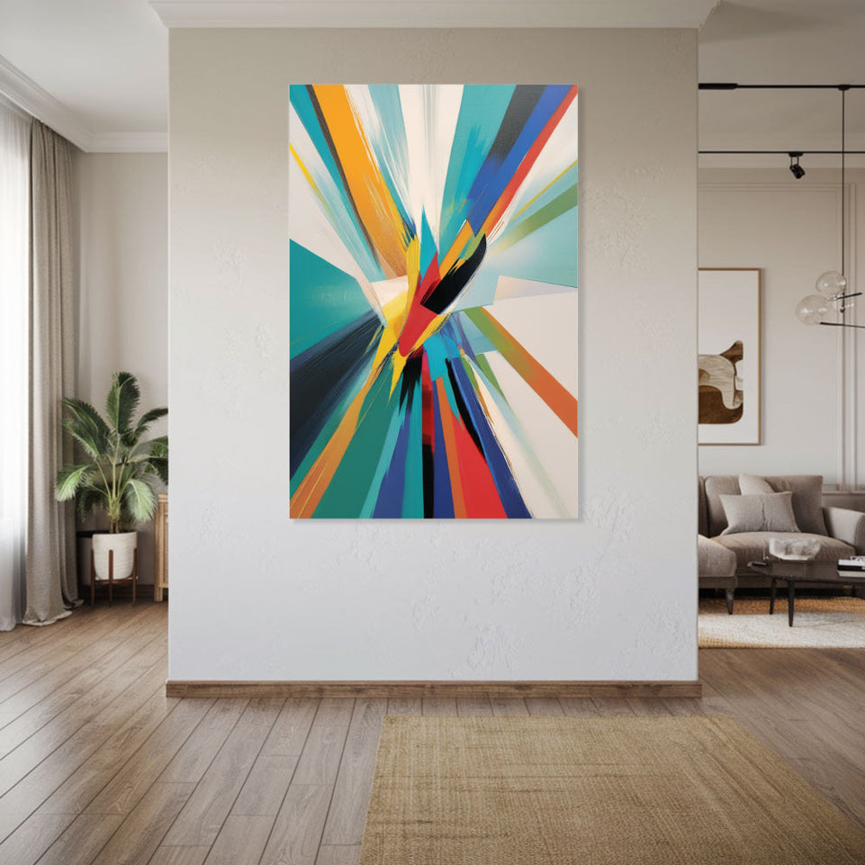 Abstract Radiance Modern Art Wall Decor for Home and Office June Wall Art