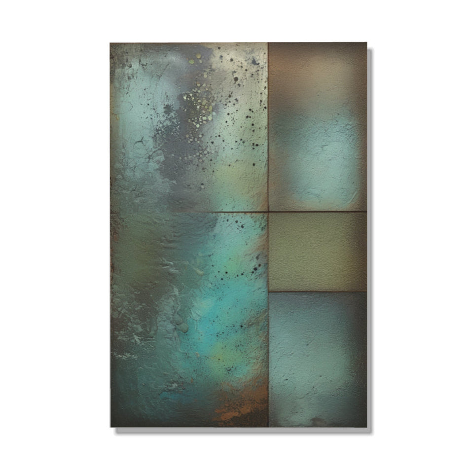 Misty Morning Abstract Art Canvas Wall Decor June Wall Art