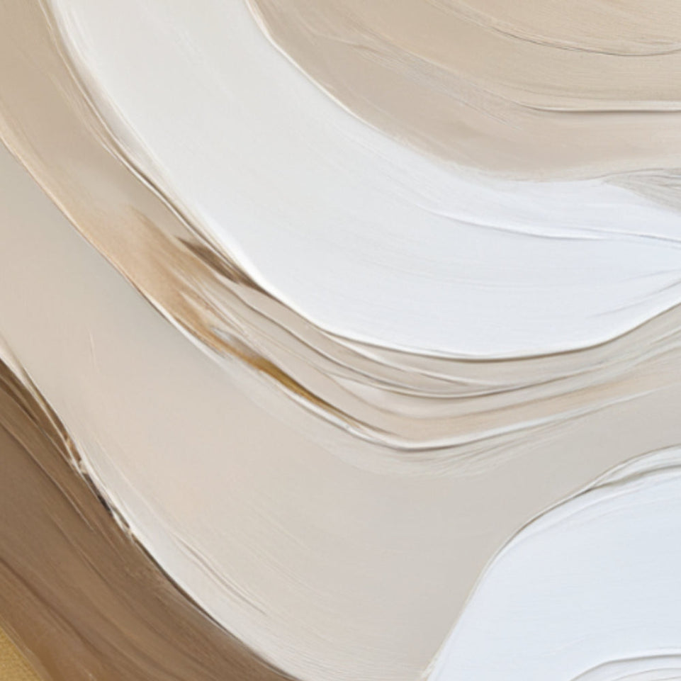 Sandy Waves Abstract Canvas Art June Wall Art