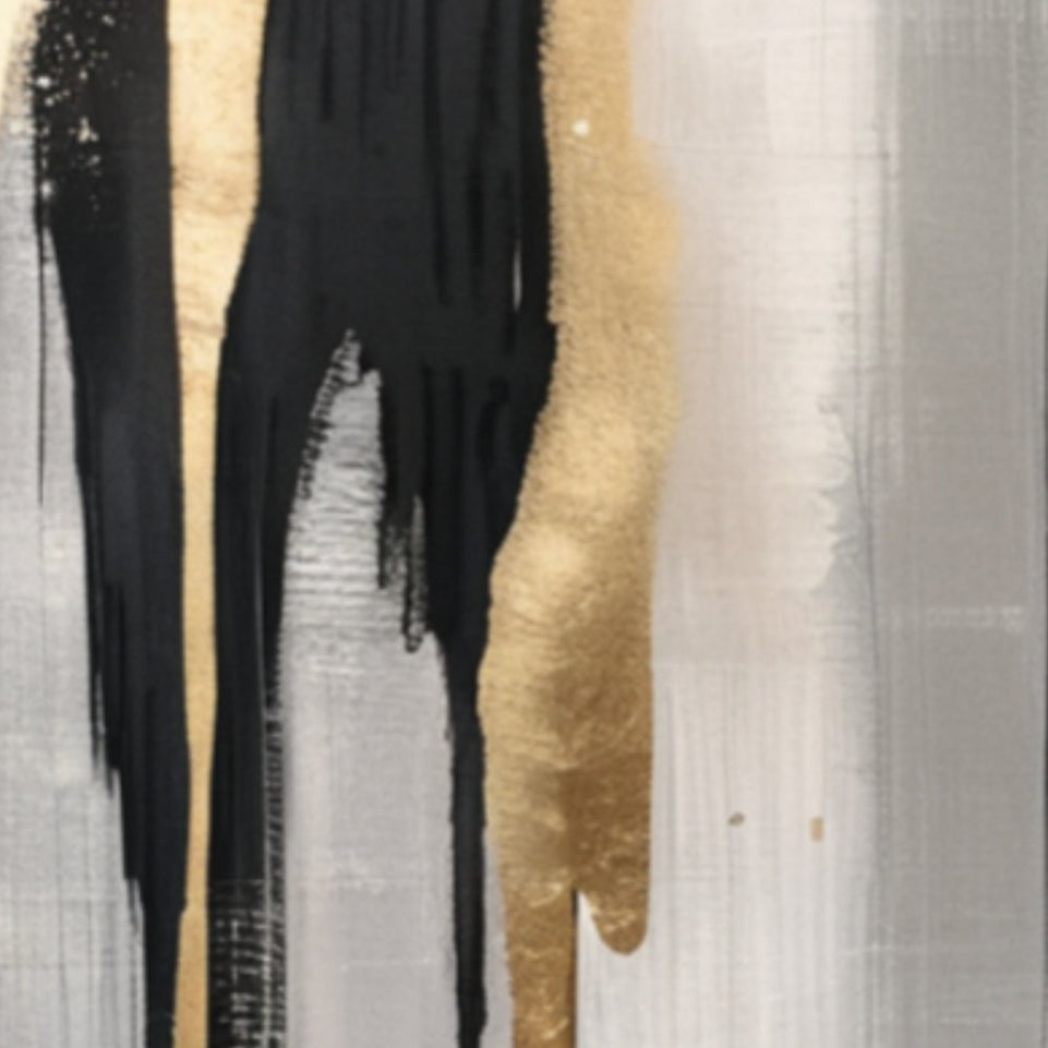 Golden Dawn Abstract Canvas Art for Home Decor June Wall Art
