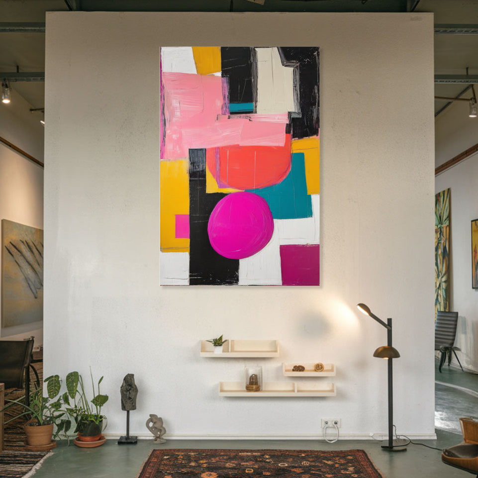 Abstract Expressionist Dream Modern Art for Home Decor June Wall Art