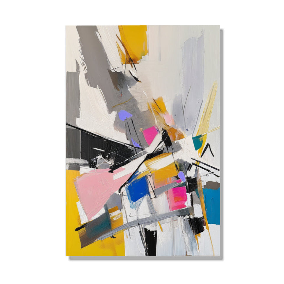 Modern Abstract Art Colorful Canvas Wall Art June Wall Art