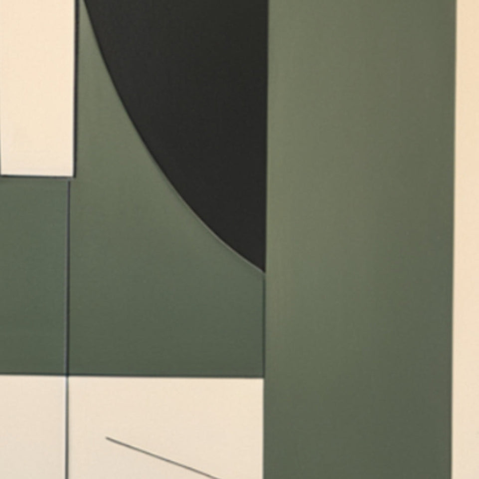 Modern Abstract Geometric Art Canvas Wall Art June Wall Art