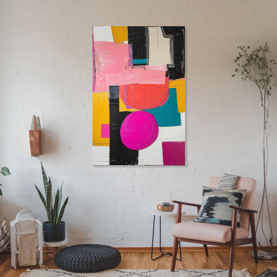 Abstract Expressionist Dream Modern Art for Home Decor June Wall Art