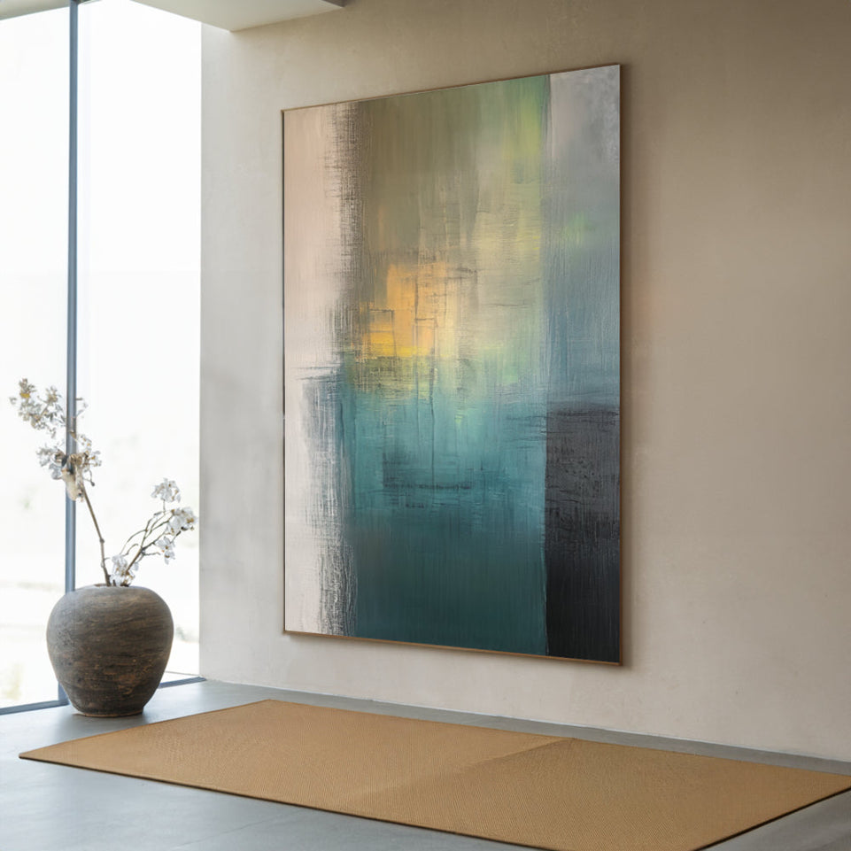 Abstract Serenity I Vibrant Colors June Wall Art