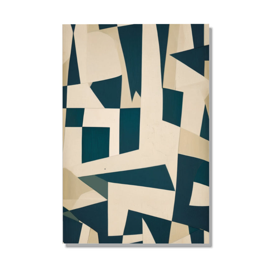 Abstract Geometric Dreamscape Canvas Art June Wall Art
