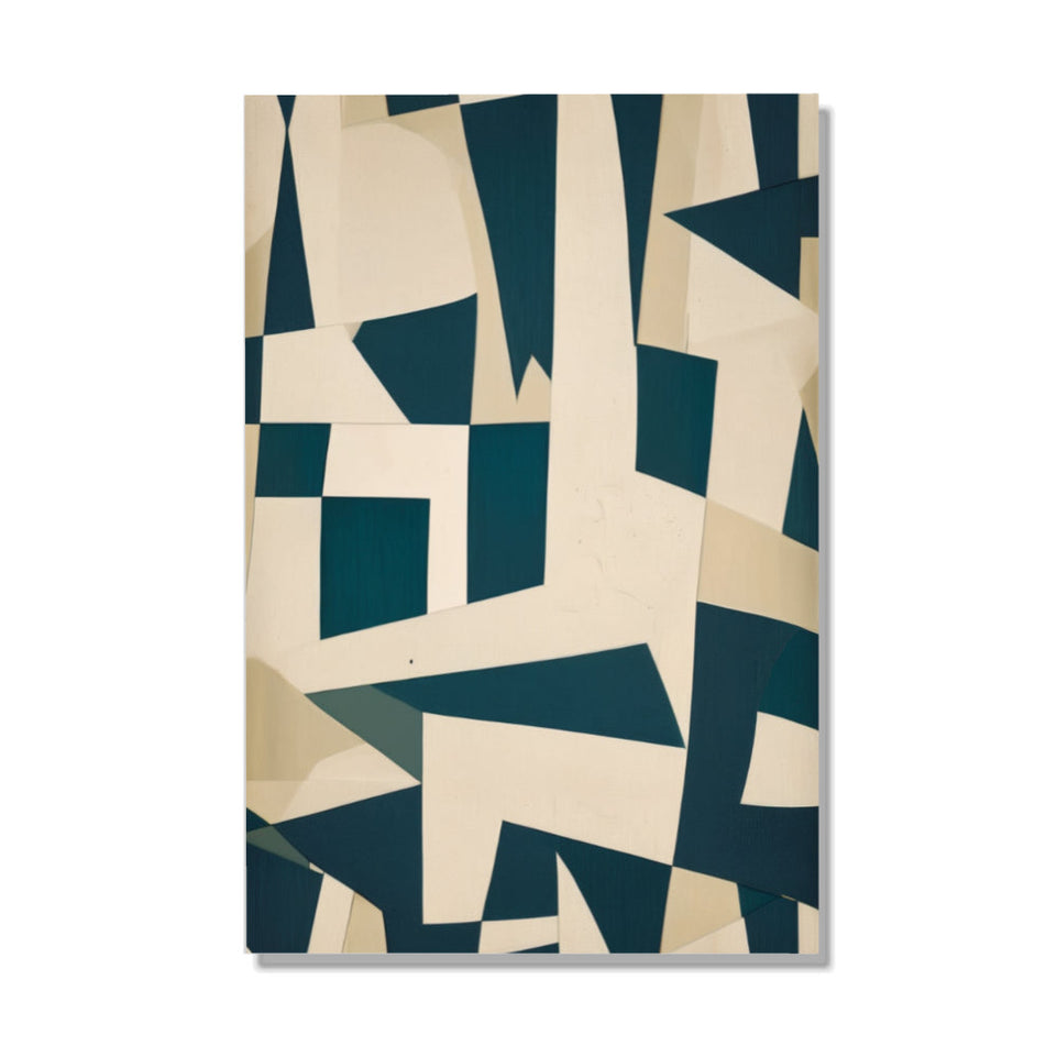 Abstract Geometric Dreamscape Canvas Art June Wall Art