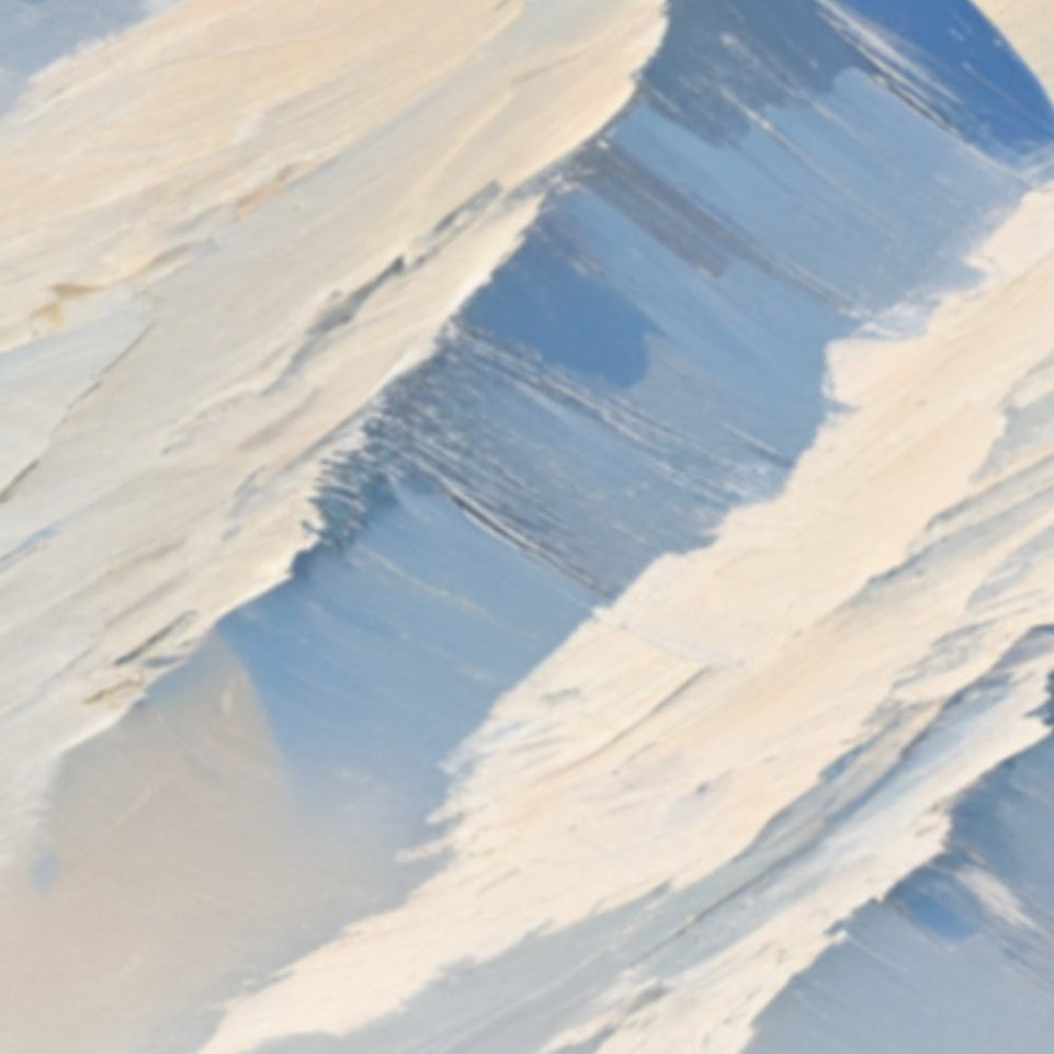 Snowy Mountain Adventure Perfect for Home Decor and Gifts High-Quality Art Print June Wall Art