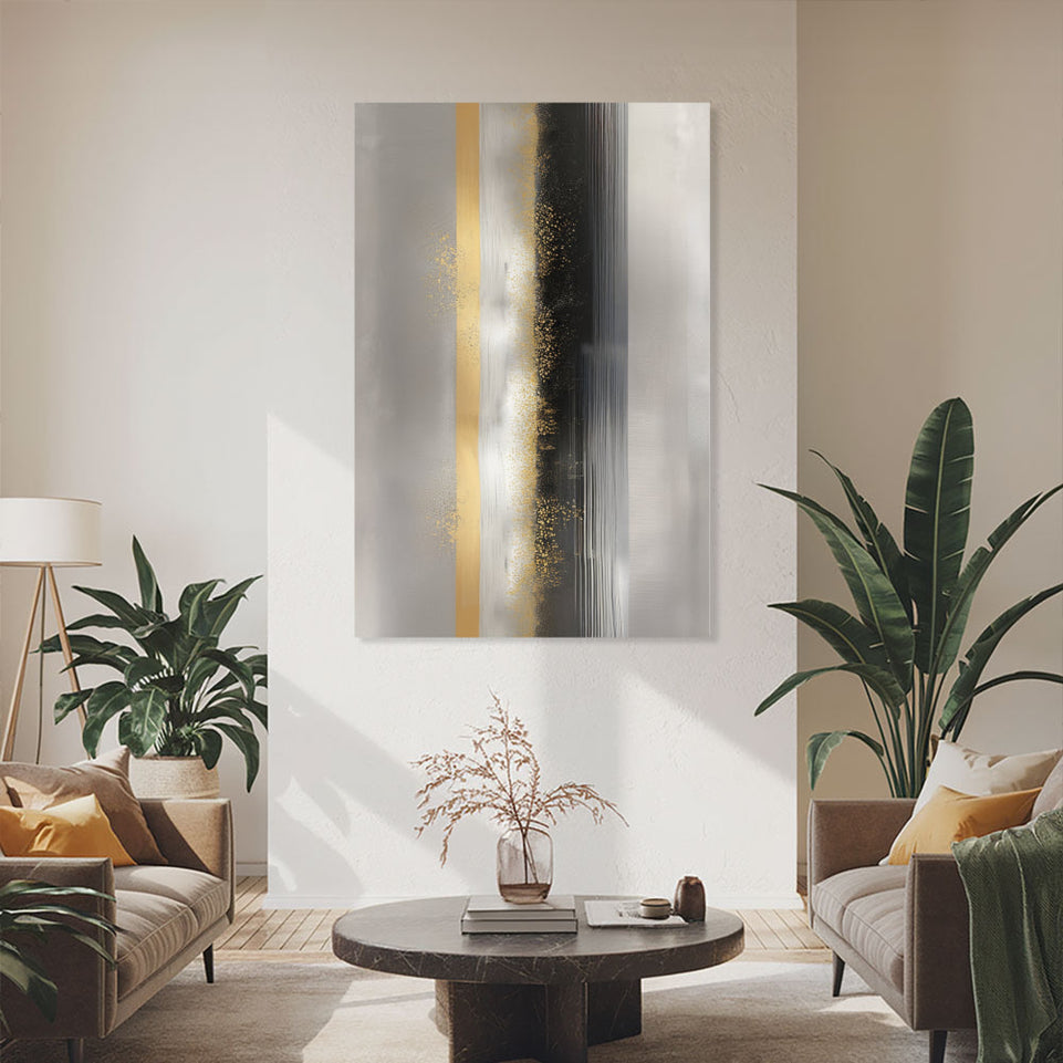 Golden Horizon Abstract Wall Art June Wall Art