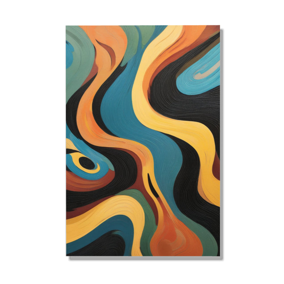 Surreal Sunset Dreamscape Abstract Canvas Art June Wall Art