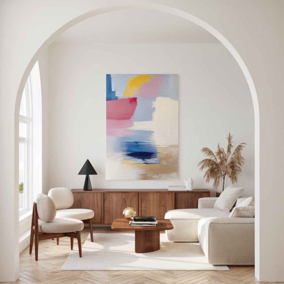 Serenity by the Sea Abstract Art for Home Decor June Wall Art