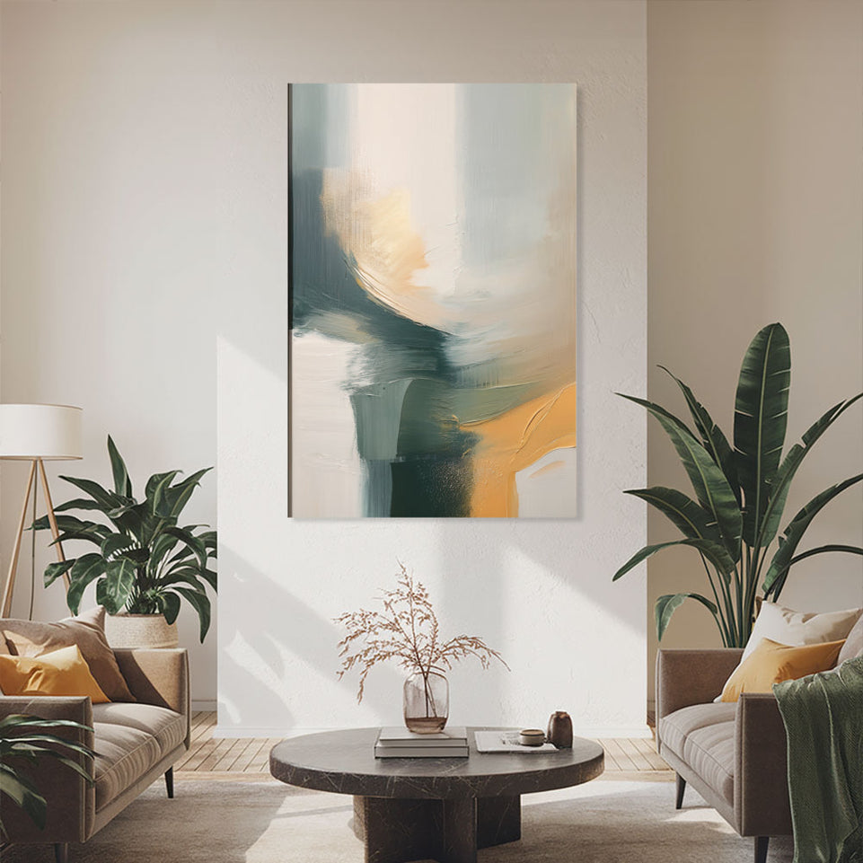 Serenity by the Sea Abstract Art June Wall Art