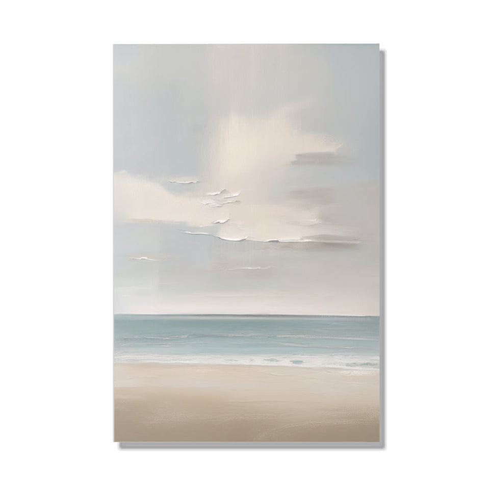 Serene Beachscape I Coastal Wall Art June Wall Art