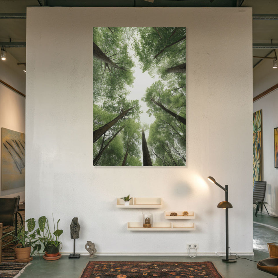 Enchanted Forest Canvas Art June Wall Art