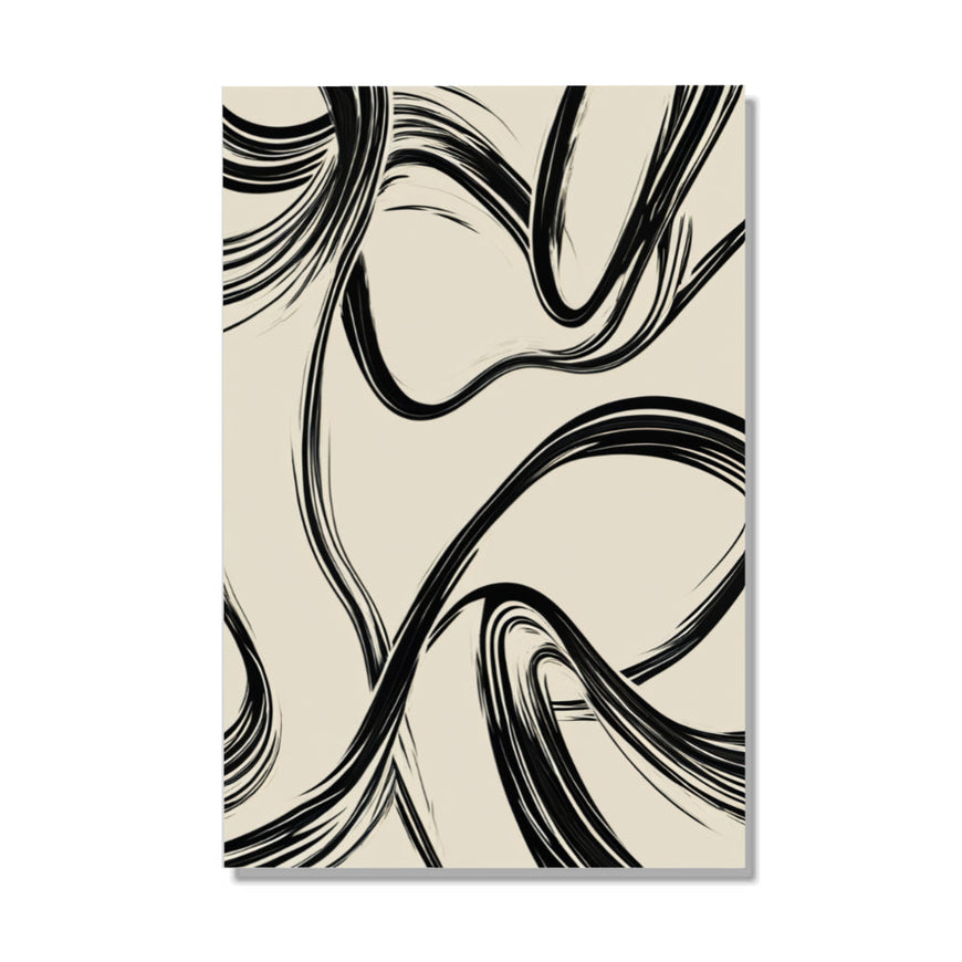 Abstract Swirls Modern Wall Art June Wall Art