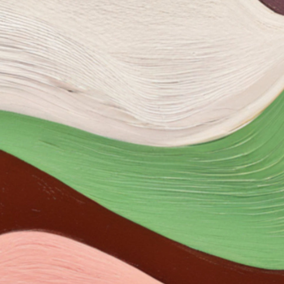 Abstract Waves of Serenity I Vibrant Modern Art June Wall Art