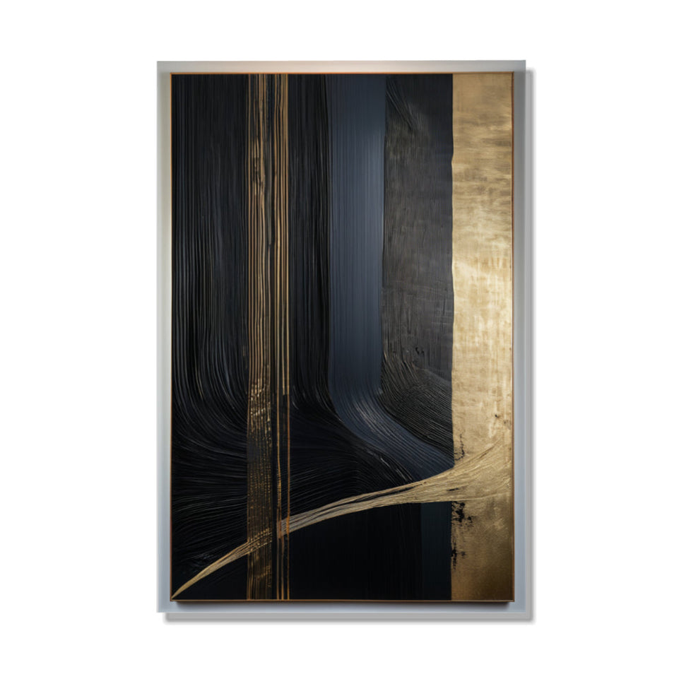 Golden Depths Abstract Wall Art June Wall Art