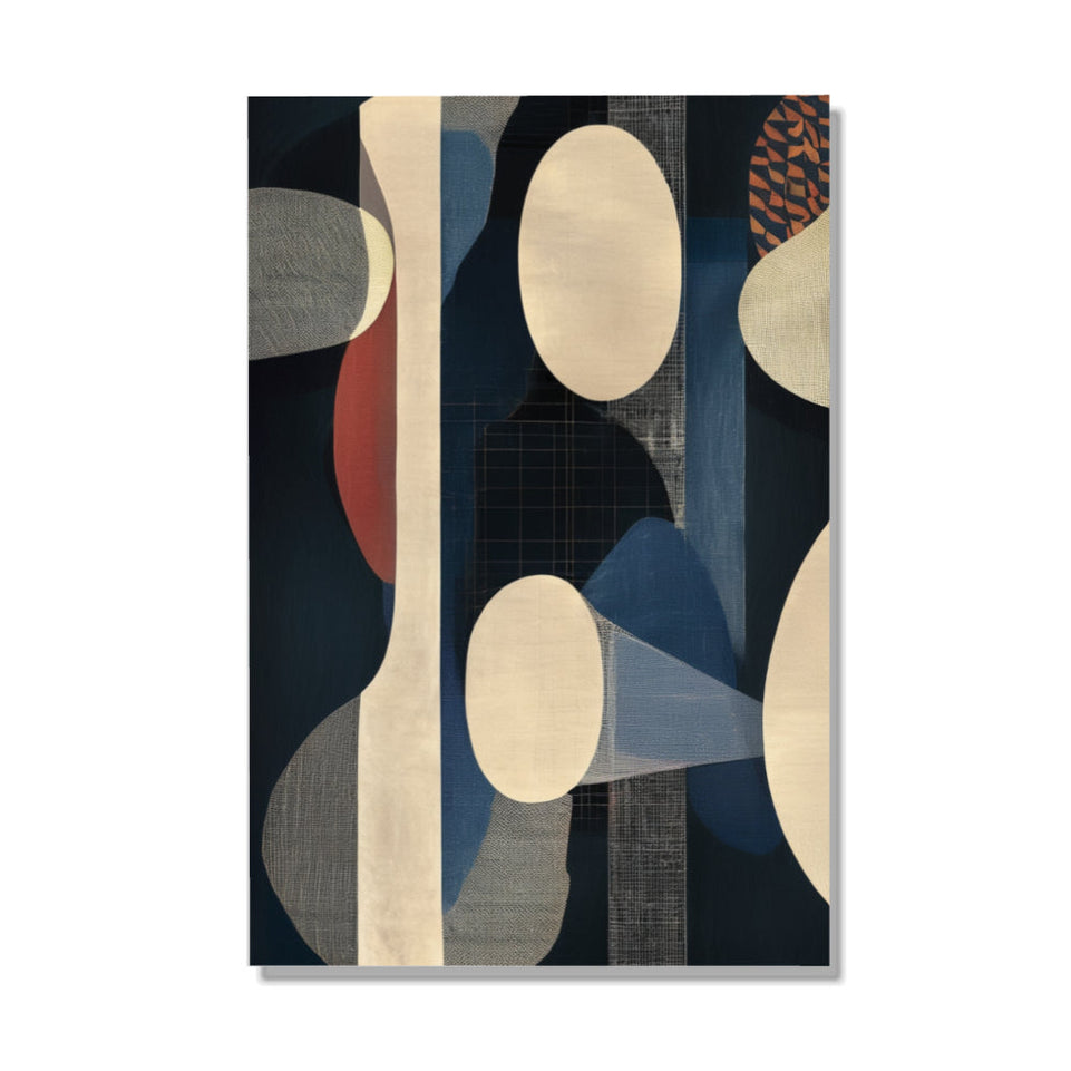 Midnight Melody I Abstract Canvas Art June Wall Art