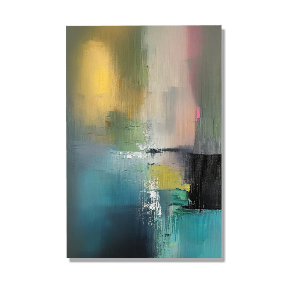 Abstract Sunset Glow I Vibrant Modern Wall Art June Wall Art