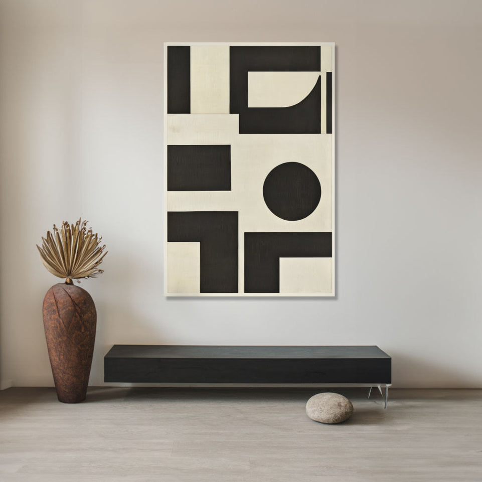 Abstract Geometry I Minimalist Decor June Wall Art