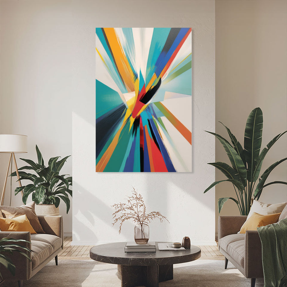 Abstract Radiance Modern Art Wall Decor for Home and Office June Wall Art
