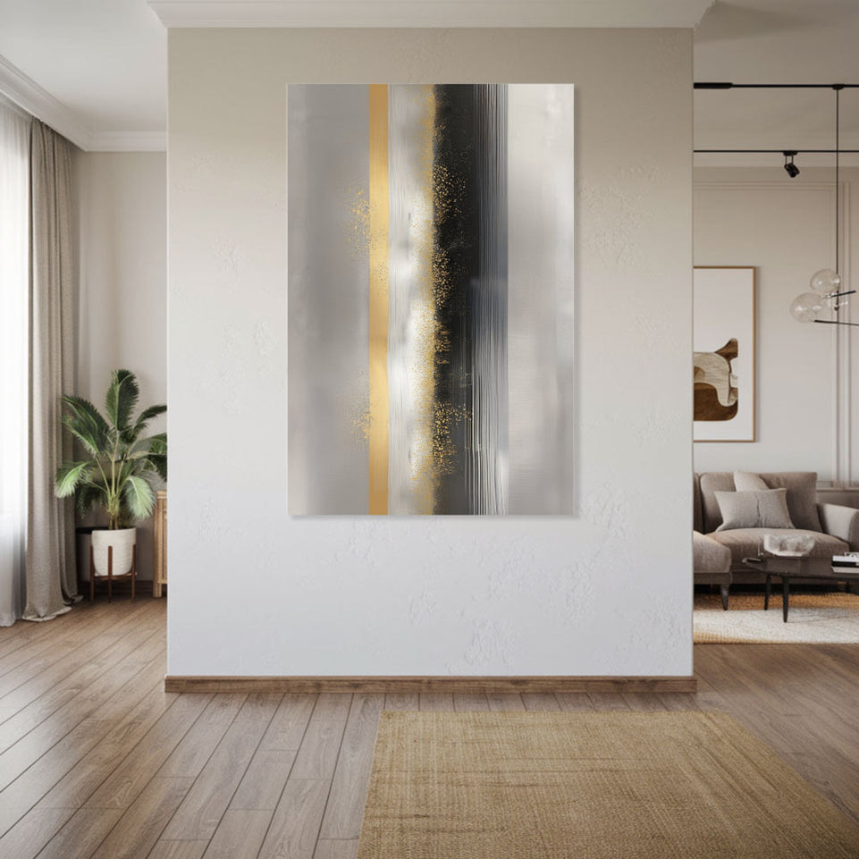 Golden Horizon Abstract Wall Art June Wall Art