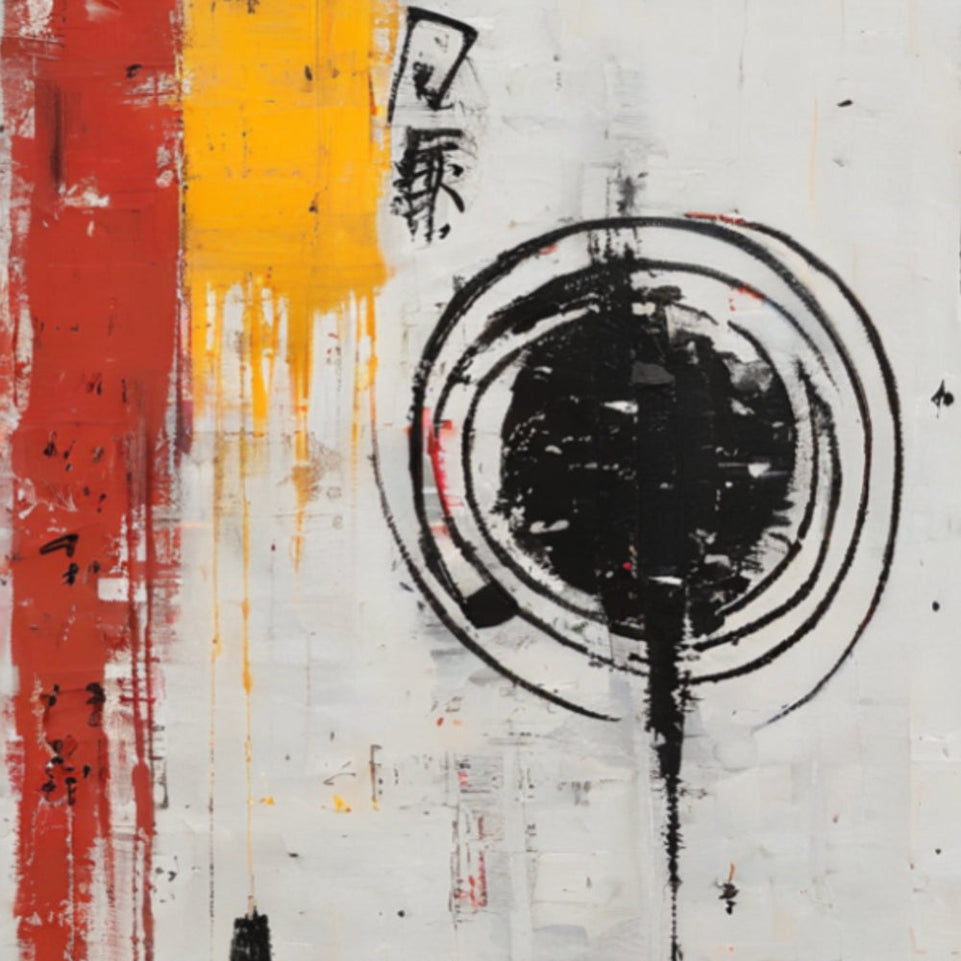 Oriental Harmony I Abstract Zen Art June Wall Art
