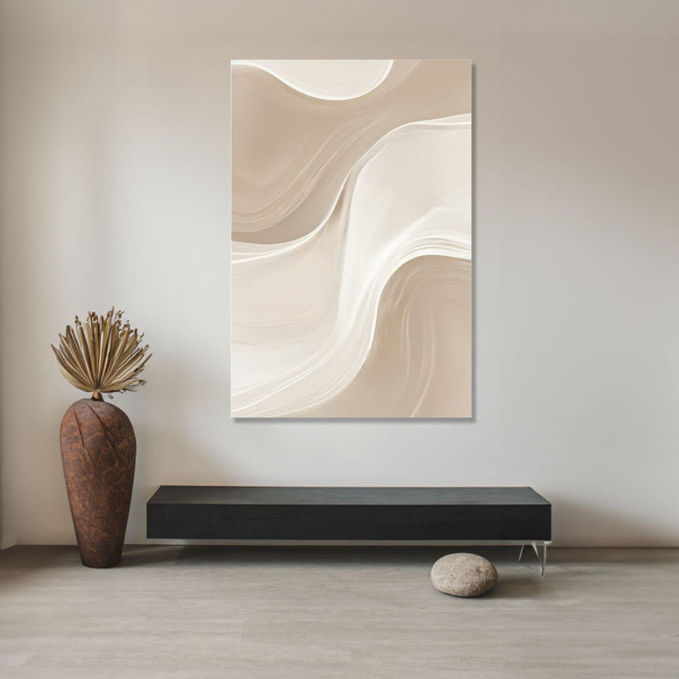 Abstract Flowing Sands Canvas Art June Wall Art