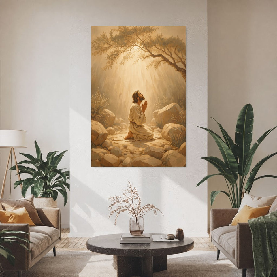 Spiritual Reflection Canvas Art Print Art Wall Art Wooden Frame Inspirational Nature Scene Modern Abstract Home Decor Framed Canvas Painting Ready to Hang Artwork Living Room Bedroom Office Wall Decor Gallery Quality Contemporary Interior