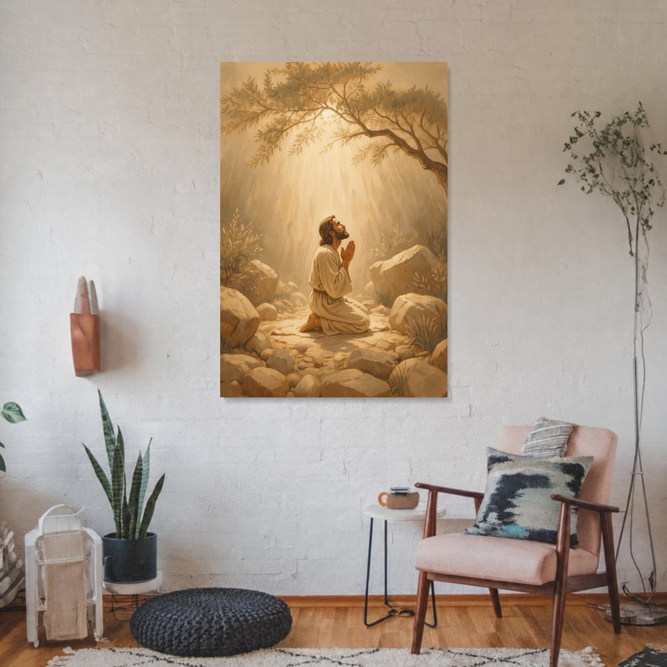 Spiritual Reflection Canvas Art Print Art Wall Art Wooden Frame Inspirational Nature Scene Modern Abstract Home Decor Framed Canvas Painting Ready to Hang Artwork Living Room Bedroom Office Wall Decor Gallery Quality Contemporary Interior
