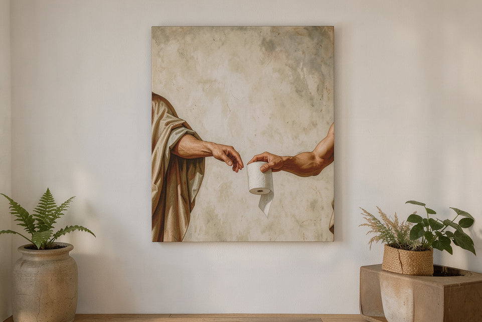 Divine Connection Canvas Art Print Art Wall Art Wooden Frame for Modern Home Decor, Living Room, Office, Unique Touch to Your Space Modern Abstract Home Decor Framed Canvas Painting Ready to Hang Artwork Living Room Bedroom Office Wall Decor