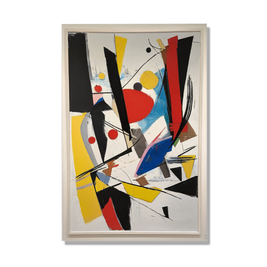 Abstract Symphony in Color Vibrant Modern Art for Home Decor June Wall Art