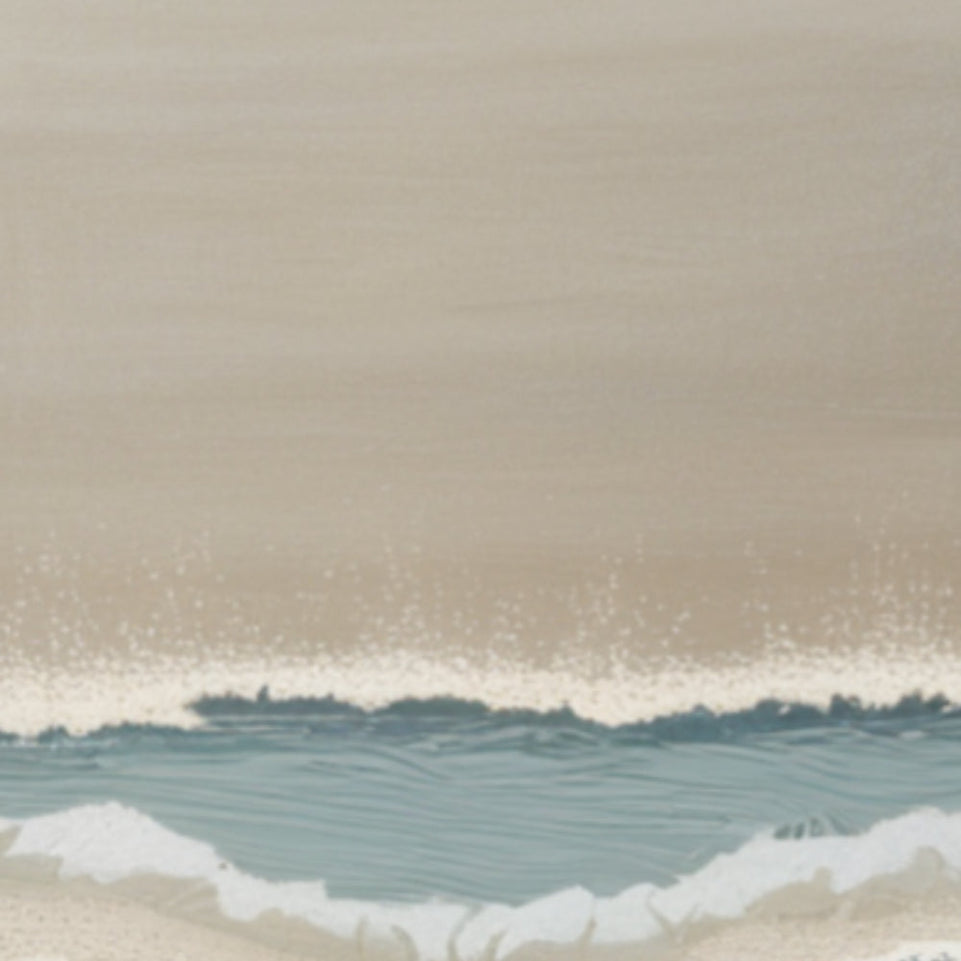 Beach Serenity Modern Abstract Ocean Wall Art June Wall Art