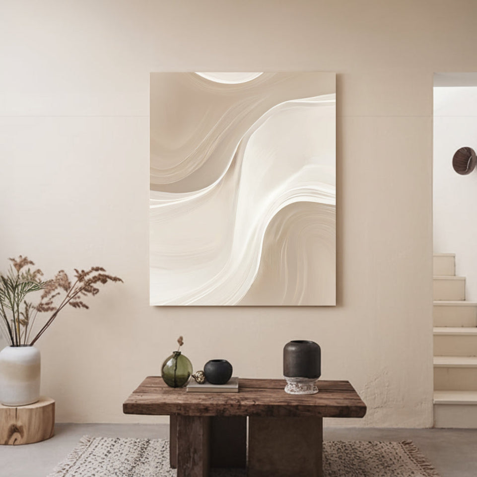 Abstract Flowing Sands Canvas Art June Wall Art