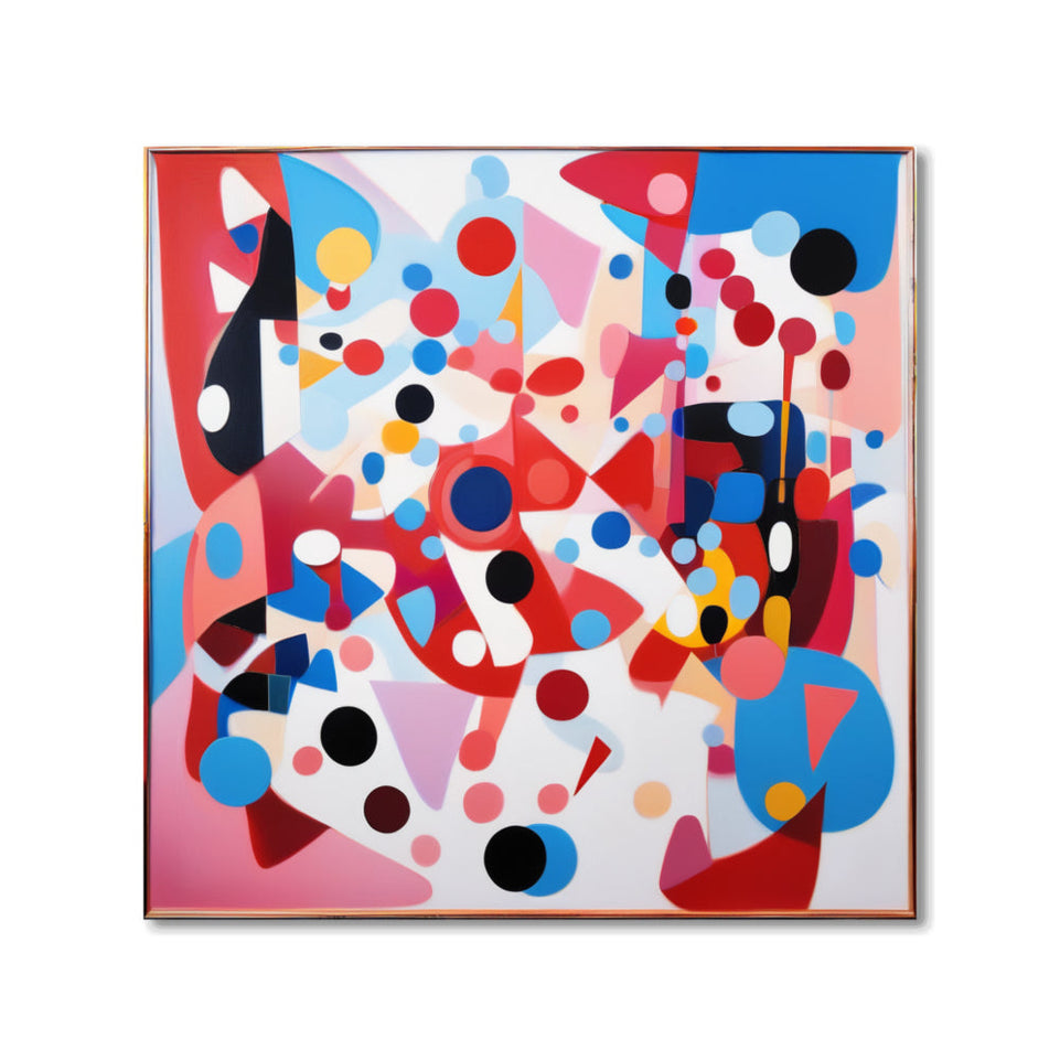 Abstract Melody I Vibrant Canvas Art for Home Decor June Wall Art