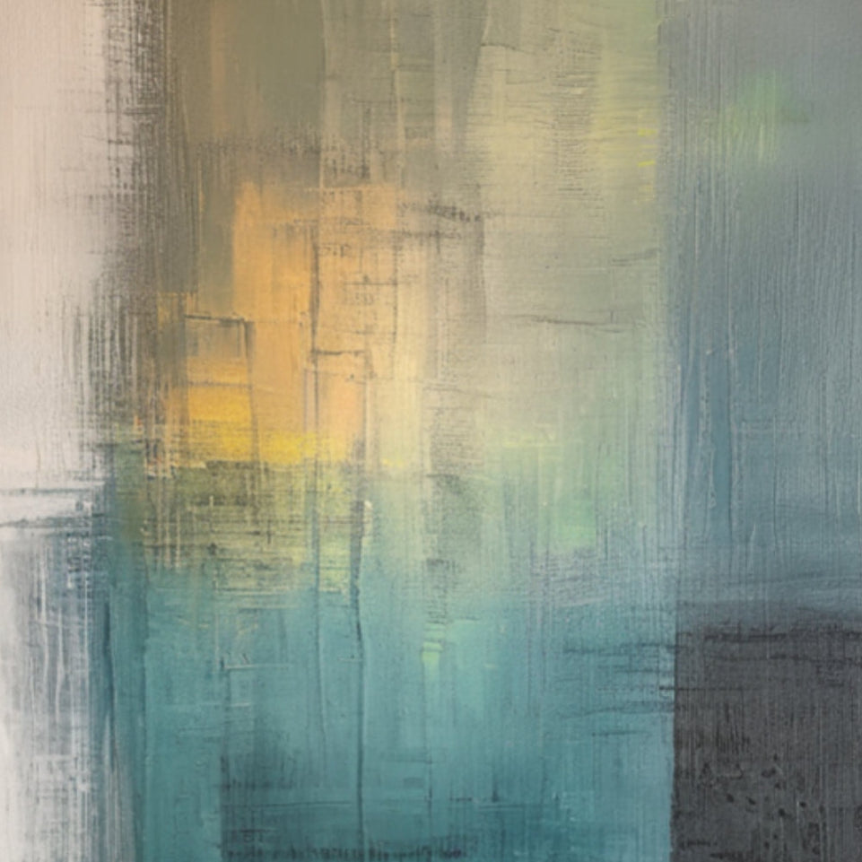 Abstract Serenity I Vibrant Colors June Wall Art
