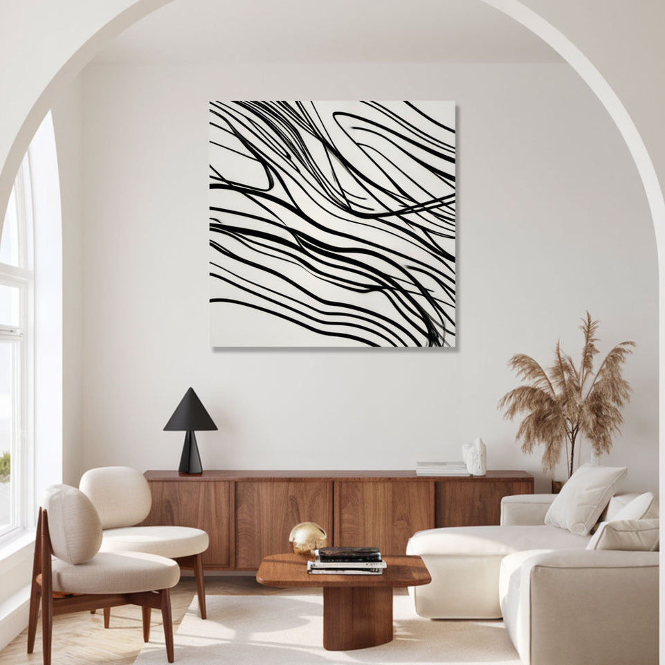 Whispers of the Wind I Abstract Canvas Art June Wall Art