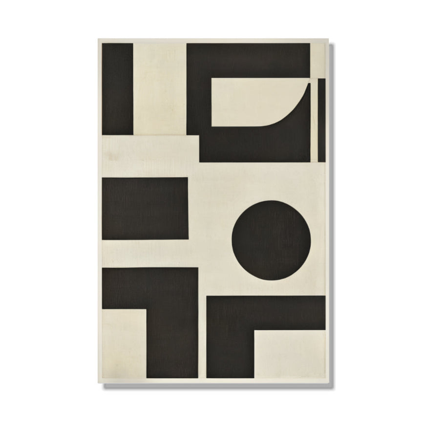 Abstract Geometry I Minimalist Decor June Wall Art