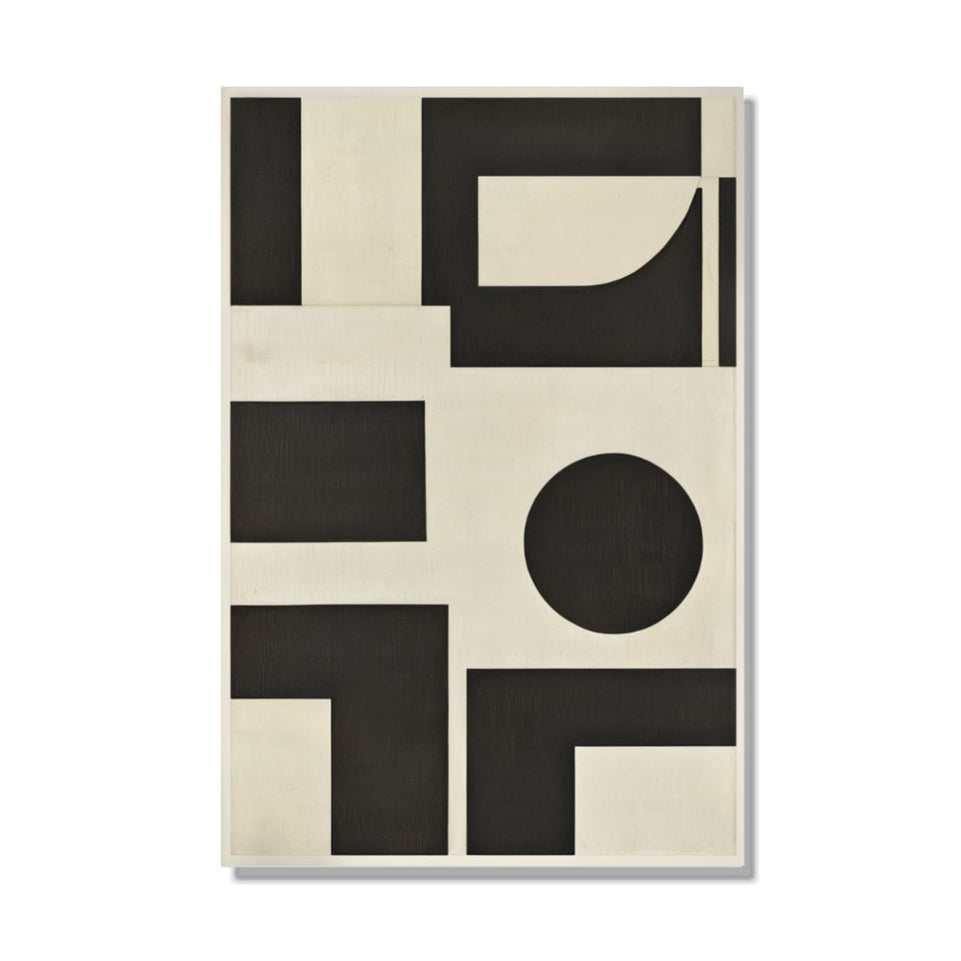 Abstract Geometry I Minimalist Decor June Wall Art