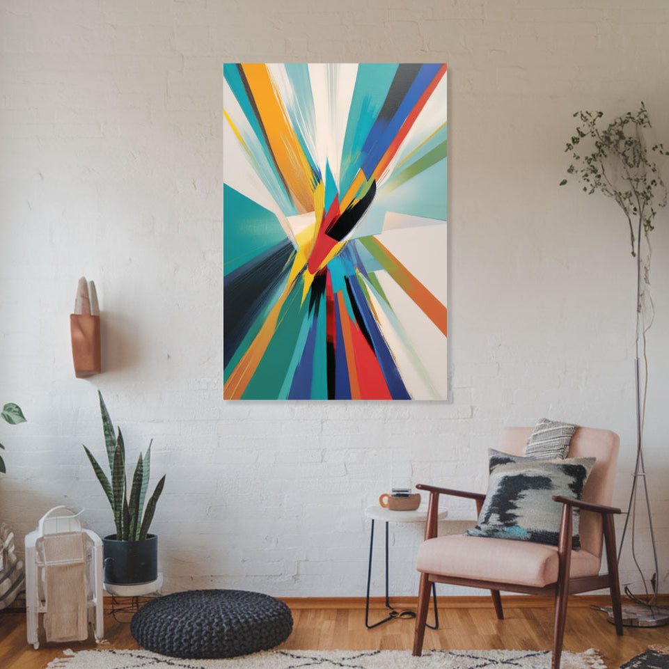 Abstract Radiance Modern Art Wall Decor for Home and Office June Wall Art