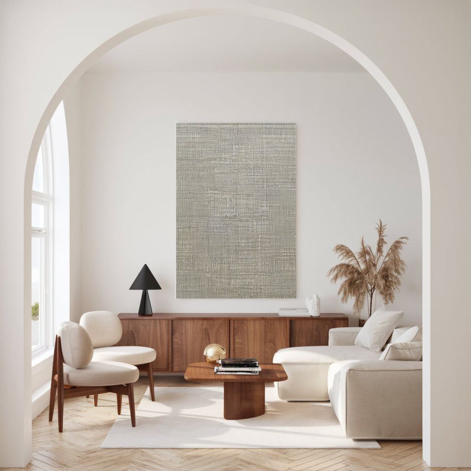 Abstract Lines I Inches Framed Canvas Wall Art for Living Room and Office Decoration June Wall Art