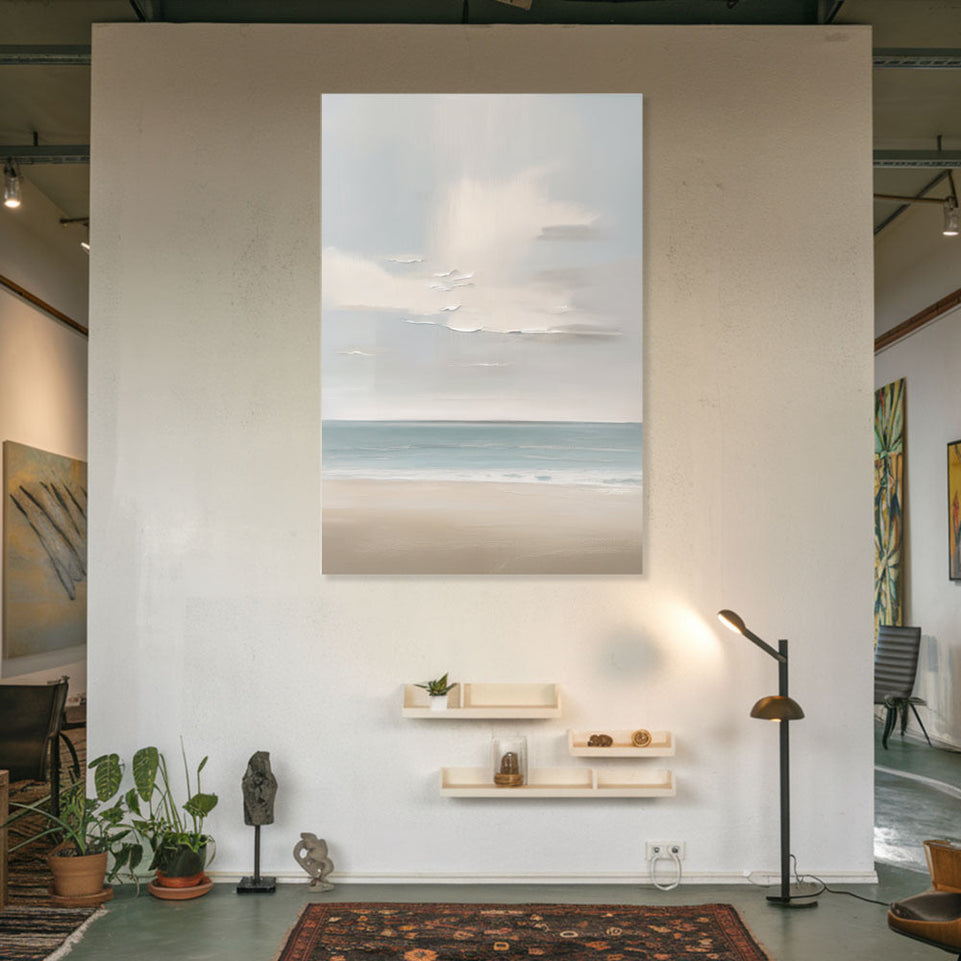 Serene Beachscape I Coastal Wall Art June Wall Art