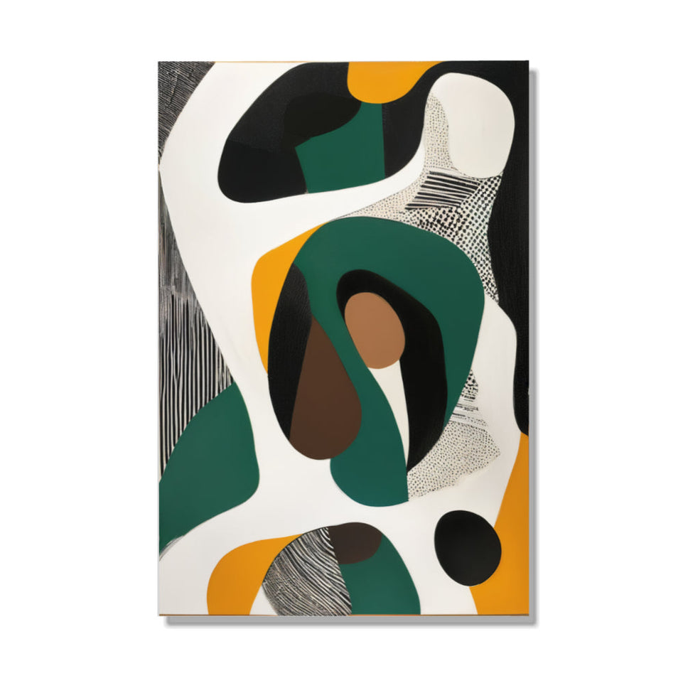 Modern Abstract Art Colorful Wall Decor June Wall Art
