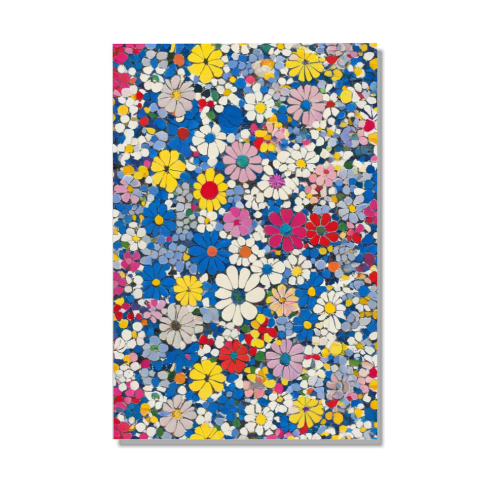 Spring Blossom Garden Floral Pattern Wall Art June Wall Art