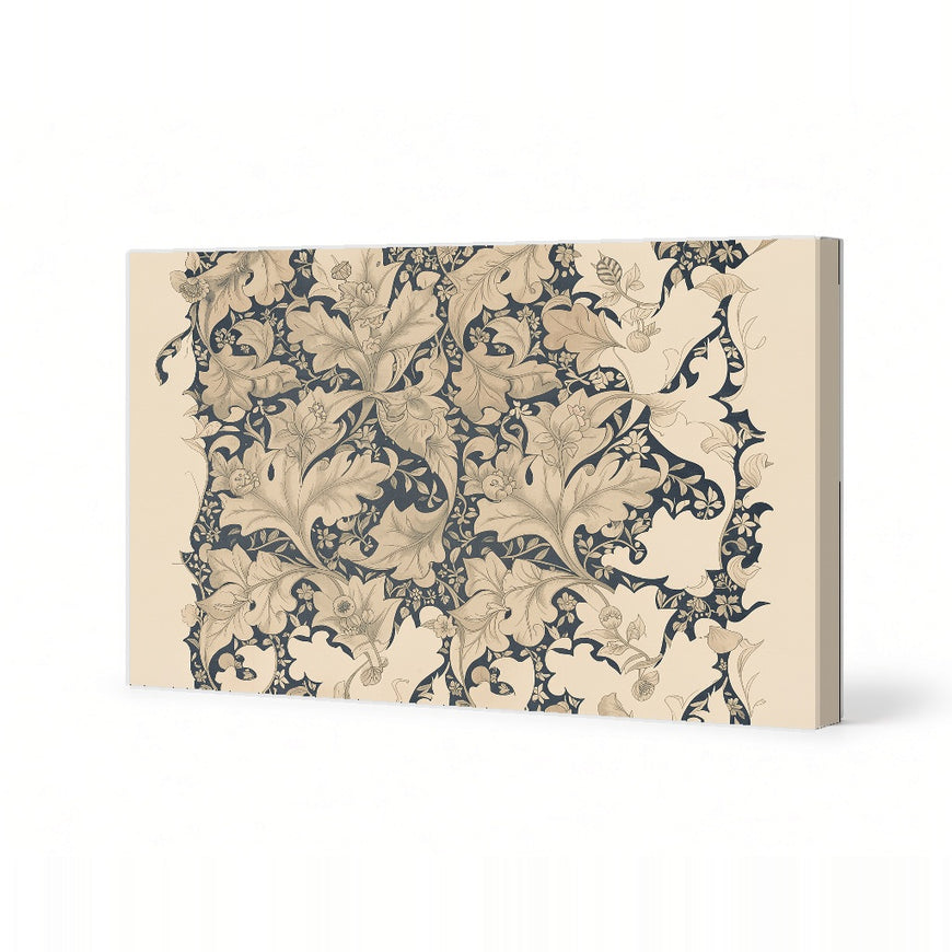 Botanical Elegance Canvas Art Print Art Wall Art Wooden Frame for Living Room Bedroom Decor - Intricate Floral Design in Soft Tones Modern Abstract Home Decor Framed Canvas Painting Ready to Hang Artwork Living Room Bedroom Office Wall Decor