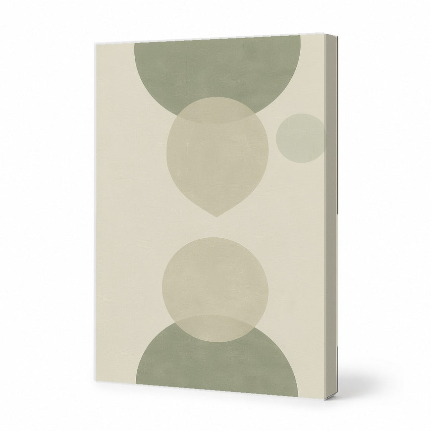 Modern Abstract Circles Canvas Art Print Art Wall Art Wooden Frame for Minimalist Home Decor, Living Room, and Bedroom Modern Abstract Home Decor Framed Canvas Painting Ready to Hang Artwork Living Room Bedroom Office Wall Decor