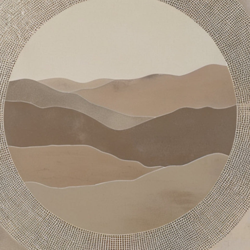 Desert Oasis I Framed Canvas Art June Wall Art