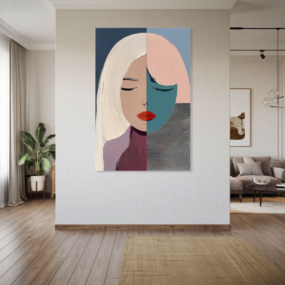 Modern Abstract Art - Canvas Wall Decor June Wall Art